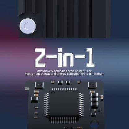 BIGTREETECH EZ5160 RGB Stepper Motor Driver 4.7A Peak Support SPI Mode for Octopus Max EZ, Manta E3EZ, SKR 3 EZ, MMB Control Board (2 PCS) - style: EZ5160 RGB*2