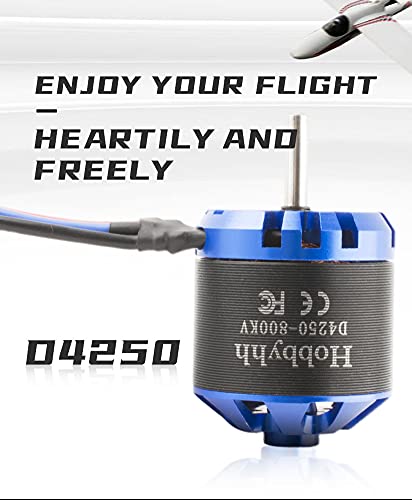 DIAMONDDYNAMICS Hobbyhh Brushless Motor 4250 800kv Power 1250W with 4.0mm Banana Head for DIY RC Glider Aircraft Plane and UAV - size: 4250-800KV