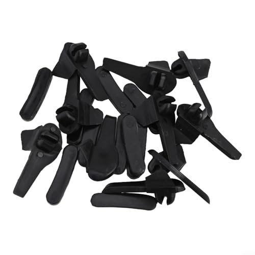 Plastic Mount Demount Head Inserts for Duck Head Tire Changer - Rim Protector Pads to Prevent Scratches - Fit for Auto Shop Tools - Black 20pcs