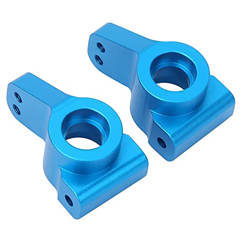 Aluminum Alloy Rear Hub Axle Carrier Replacement for ECX 2WD 1/10 RC Hobby Car, Lightweight Durable RC Rear Axle Hub with Precision Fit, Blue Silver Options (Blue ECX334000B) - color: Blue Ecx334000b