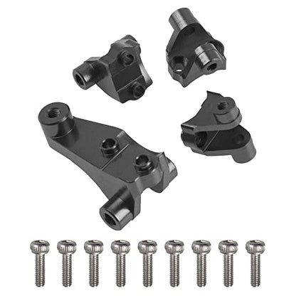 Aluminum Alloy Axle Mount Set Suspension Links Stand Compatible with TRX-4 TRX-6 8227 1/10 RC Crawler Car Upgrade Parts (Titanium) - color: Titanium