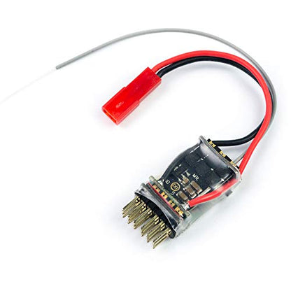 2.4G 6CH Micro Receiver RX44 Series Support FRSKY D-16 protocal Built-in 15A/2-3S Brushed ESC (RX445)