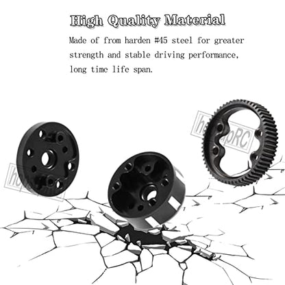 Aluminum Sealed Differential Case Upgrades Part for 1/10 Slash 2WD All Versions,2WD Rustler VXL/Rustler XL-5,Stampede VXL/Stampede XL-5,Bandit Electric RC Car,Black