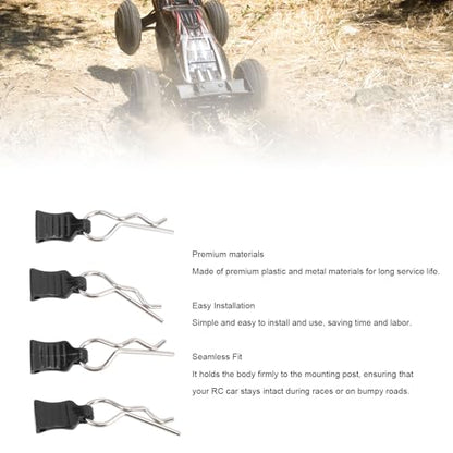 RC Body Clips,RC Car Shells Clips R Pins with Pull Tabs for 124008 124010 124006 144016 144018