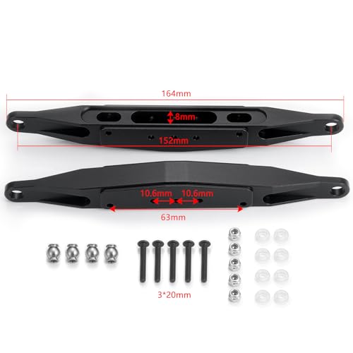 Aluminum RC Rear Trailing Arms Lower Linkage for Losi 1/10 Baja Rey | Upgrades Parts