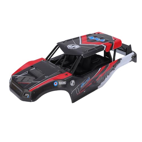 Alomejor RC Car Body Shell, Lightweight Stylish 1:18 Scale Replacement Body PVC Material for RC Enthusiasts Racing Customization and Hobby Projects - color: Red