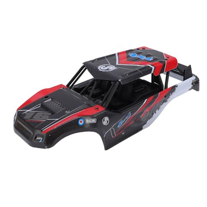 Alomejor RC Car Body Shell, Lightweight Stylish 1:18 Scale Replacement Body PVC Material for RC Enthusiasts Racing Customization and Hobby Projects - color: Red