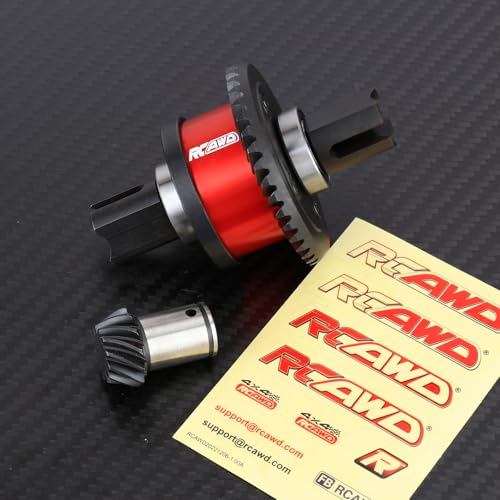 RCAWD 40CrMo Outcast Kraton 8S Oil Filled Front/Rear Diff Set, 70% Upgrades, 39T Differential Gear Assembled & 12T Spiral Main Input Gear, #ARA310937,#ARA310912