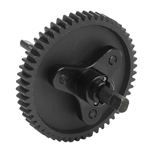 54T HighStrength Differential Slipper Clutch Assembly for Slash 4X4, 4X4, Rustler RC Cars, Aluminum Steel Gear, Easy Install Upgrade Parts (Black) - color: Black