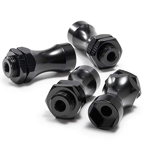 4Pcs 12mm to 17mm Wheel Hex Hub Adapter Conversion Extension for 1/10 1/8 RC Car
