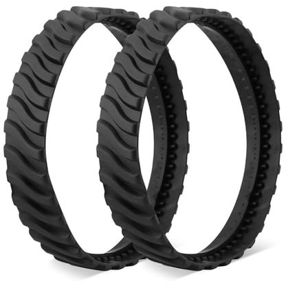 2 Pack R0526100 Pool Cleaner Tire Tracks, Replacement for Zodiac MX6 MX8 Elite & MX6/MX8 Pool Cleaners, Heavy Duty Non-Slip Rubber Wheel Belts