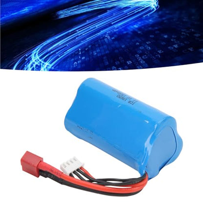 RC Receiver Battery, Lightweight Long Life Durable High Capacity Extended Playtime Life Battery 3000mAh 2S 6.6V for RC Cars Drones Airplanes Boats Enthusiasts Professionals