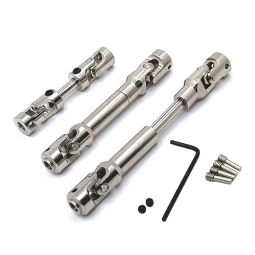 Metal RC Universal Driveshaft for 1:12 Scale MN128 MN86 MN86S G500 Crawler Truck, CVD Transmission Shaft Upgrade Part