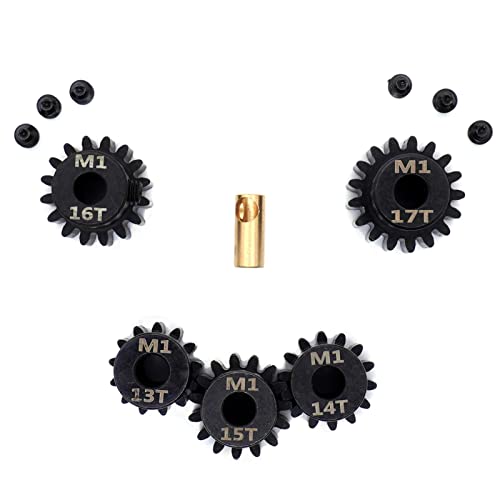 Mod 1 Pinion Gear 5mm 13T 14T 15T 16T 17T Mod1 M1 Pinion Gear 5mm Shaft - size: 13T 14T 15T 16T 17T