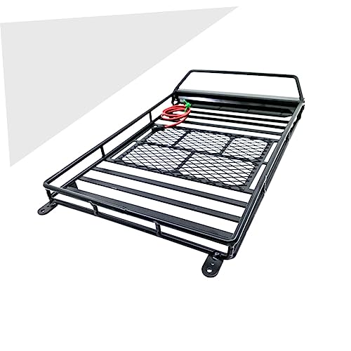 Rc Crawler Car Roof Luggage Holder Roof Rack Light Bar for Scale Vehicles