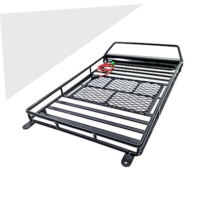 Rc Crawler Car Roof Luggage Holder Roof Rack Light Bar for Scale Vehicles