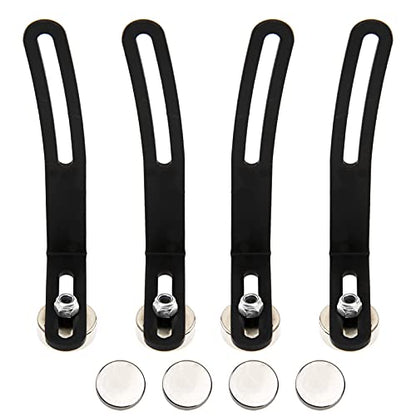 ShareGoo 4Pcs RC Car BodyShell Magnetic L-Bracket Magnet Mount Bracket Compatible with Axial SCX10 90046 D90 1/10 Scale RC Crawler