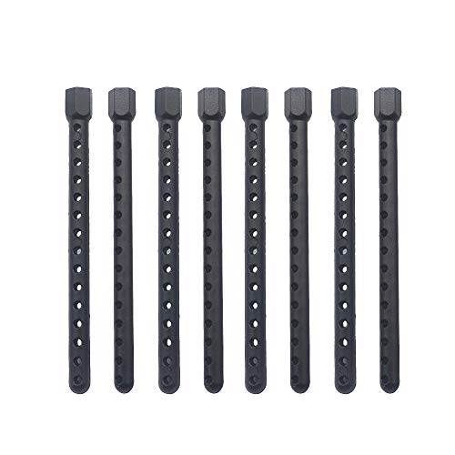 8Pcs ShareGoo Plastic Body Post Mounts RC Car Shell Column Compatible with HSP Redcat Racing Lightning EP Drift STK STR EPX PRO 1/10 Scale RC Model Car (70mm) - size: 70mm