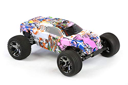 SummitLink Compatible Custom Body Graffiti Pink Pig Style Replacement for 1/10 Scale RC Car or Truck (Truck not Included) R-PIG-01