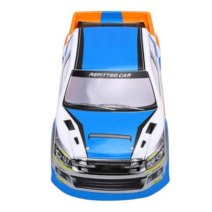 Bewinner 1/10 Scale RC Car Body Shell Painted Precut Universal for Pickup Truck 26cm Wheelbase Modification Sturdy PVC Protection - Blue (Blue) - color: Blue