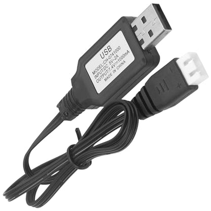 3Pcs Vgoohobby 7.4v 2S Lipo Battery USB Charger Cable with XH-3P Connector Compatible with Gel Splatter Blaster Hosim Q903 Axial SCX24 Haiboxing WLtoys Skytech RC Car Boat Drone