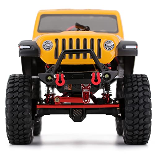 INJORA ES08MA Metal Gear Servo with Mount and Horn for SCX24 Upgrade, Red - color: Red