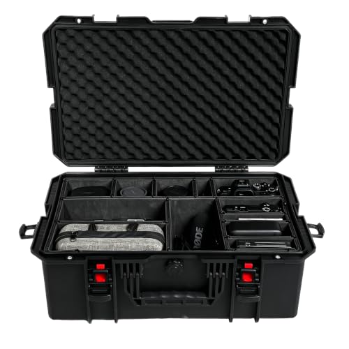 DIY Divider System for 6" Depth Cases – Adjustable Panel Kit with U-Pin Connectors & Premium Cutting Tool, Fits Pelican 1615 - color: Black-01