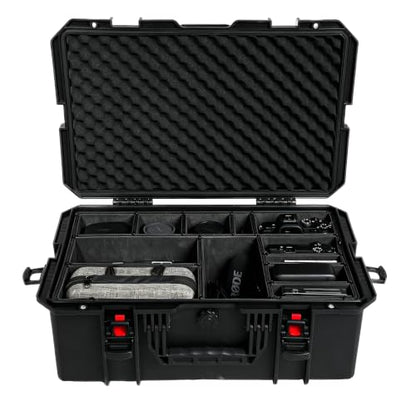 DIY Divider System for 6" Depth Cases – Adjustable Panel Kit with U-Pin Connectors & Premium Cutting Tool, Fits Pelican 1615 - color: Black-01