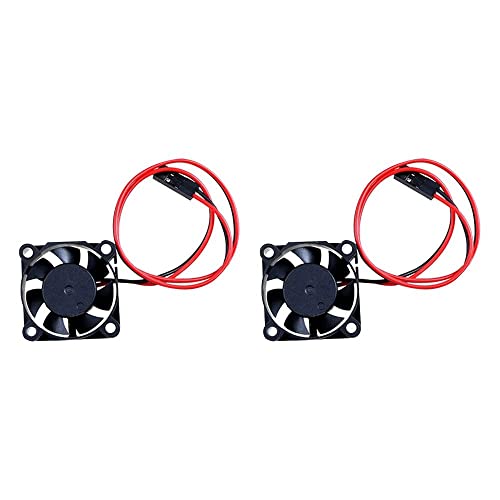 Motor Cooling Fan DC Motor RC Model Parts 30MM 5V-7V DC Cooling Fan Motor Radiator System Black Fan(30mm-2PCS)