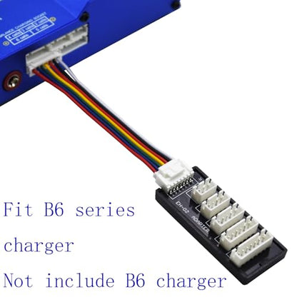 Blomiky 2 Pack JST-XH-7P to 2S-6S 7.4V-22.2V Charge Convert Boards and Balance Socket Cables for B6 C150 Balance Charge/XH-7P Board *2