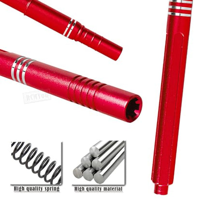 Aluminum RC Center Slider Driveshaft Upgrades Part for 1/10 Kraton 4x4 4S V2 BLX,Outcast 4x4 4S V2 BLX,Center Slider CVD Hops Up,Red - color: Red - Parts