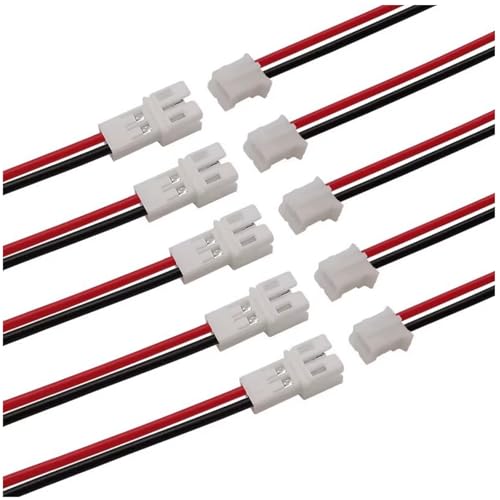 10pcs Tiny Whoop JST-PH 2.0 Male and Female Connector Cable 80mm Wire Cables for Battery JJRC H36 H67 Blade Inductrix E010 E013