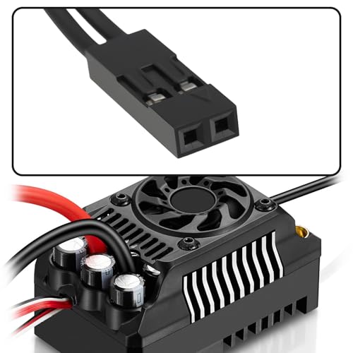 SING F LTD 2Pin Cooling Fan MP4510SH 30860400 Compatible with EzRun Max5 ESC 45x45x10mm 6V-8000RPM 0.30A