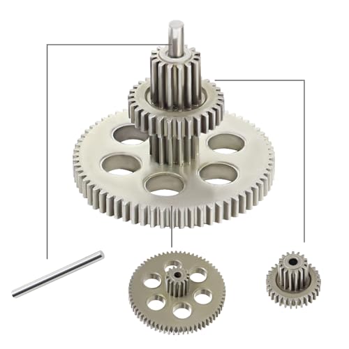 Steel Transmission Gear Complete Gearbox Gears Set for RC Crawler Car 1/24 1/18 FMS FCX24 Power Wagon K5 FCX18 LC80 Upgrade Part