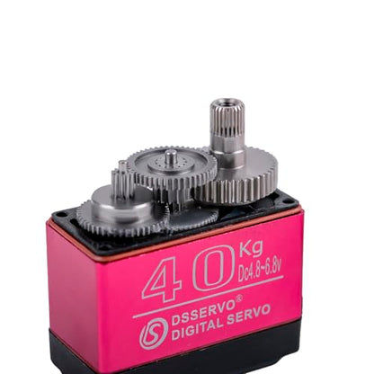 4PCS 40KG High Torque 6V Waterproof Digital Full Metal Stainless Steel Gear Motor Servo 25T Arm for DIY Anduino RC Cars Truck 180°