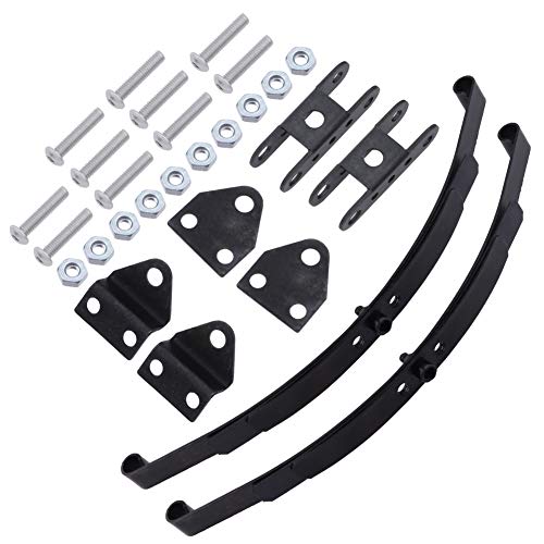 Hobbypark Stiff Leaf Spring Suspension Steel Bar Kit for 1/10 RC Rock Crawler RC4WD D90 Parts (2 Kits)