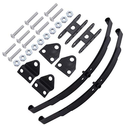 Hobbypark Stiff Leaf Spring Suspension Steel Bar Kit for 1/10 RC Rock Crawler RC4WD D90 Parts (2 Kits)