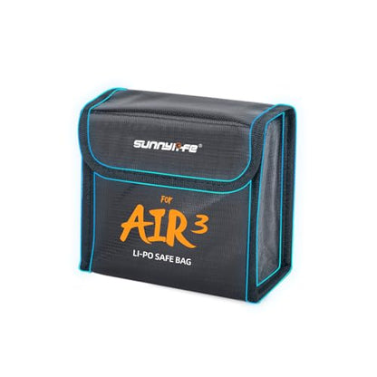 Battery Bag, Fireproof Explosion-Proof Lipo Battery Safe Bag Sleeve Lipo Guard Pouch Sack Charge Protection Bags For DJI Air 3 Drone (Three battery bag For DJI Air 3)