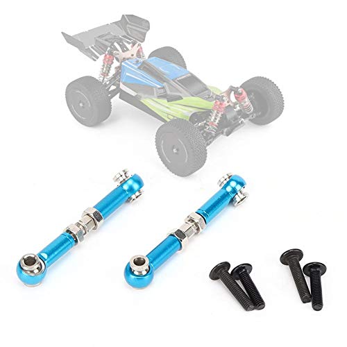 Life Pack of 2pcs RC Steering Linkage Rod Front Upper Suspension Arm Link Rod Compatible with WLtoys 1/14 144001 RC Car