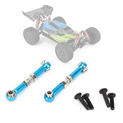 Life Pack of 2pcs RC Steering Linkage Rod Front Upper Suspension Arm Link Rod Compatible with WLtoys 1/14 144001 RC Car