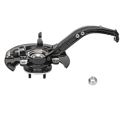 Detroit Axle - 2.4L Front Knuckles Tie Rods for 2003-2007 Honda Accord 2004 | 2005 2006 Steering Knuckles and Wheel Bearing Hub Assembly Outer Tie Rod Ends Replacement [Manual Transmission] - size: 4SU48821/Kit
