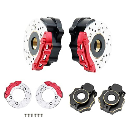 Brass Counter Weight Axle Housing Black Coating TRX4 Portal Axle Housing for 1/10 RC Crawler TRX6 TRX4 Bronco Defender Upgrade (D) - color: D