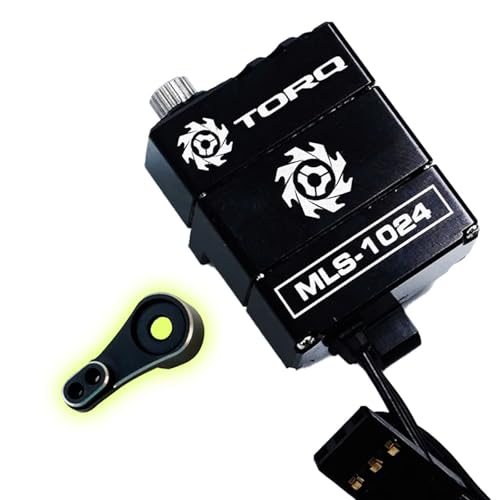 Helidirect TORQ Direct Mount Servo High Torque Servo for FURITEK FX118, CR18P 2024, HobbyPlus ARKTOS 6x6, HPI Venture 18 - Remote Control Car, RC Car, 1/18 RC Crawler Electronics (with Servo Horn)