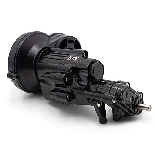 KYX Racing CNC Machined Metal Two-Speed Transmission Gearbox Upgrades Parts Accessories for 1/10 RC Crawler Car Axial SCX10 II 90046 SCX10.2