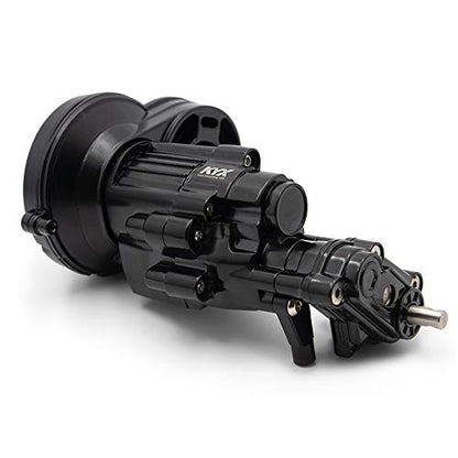 KYX Racing CNC Machined Metal Two-Speed Transmission Gearbox Upgrades Parts Accessories for 1/10 RC Crawler Car Axial SCX10 II 90046 SCX10.2