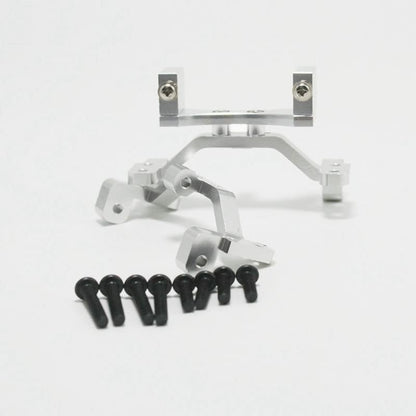 2 Set RC Car Parts: 1 Set 150Mm Servo Extension Lead Wire JR Cable & 1 Set Metal Pull Rod Base Axle Up Servo Bracket - (Color: Chocolate)