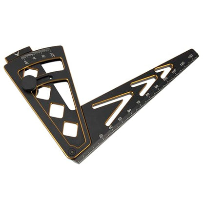 DKKY Adjustable RC Car Camber Gauge Ruler Wheel Rim Height Measuring Ruler Compatible with 1/10 1/8 1/7 RC Car Crawler