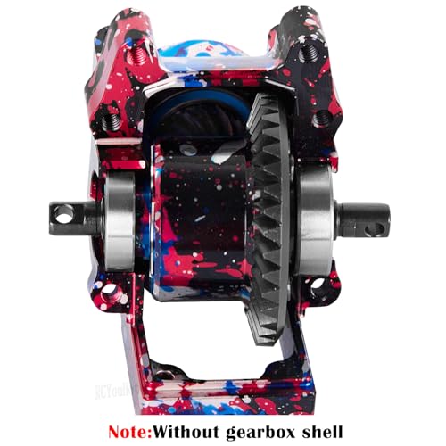 RC Diff Gear 37T Upgrades Part for 1/10 Slash 4X4 VXL/Rustler 4X4 VXL/Stampede 4X4 VXL/Hoss 4X4 VXL/XO-1,Front Rear Differential Hop Ups,Colorful - color: Colorful-(upgrades Part）