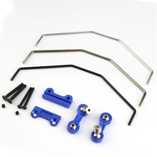 Compatible with Traxxas for X-Maxx for XMAXX 1/5 RC Car Parts Accessories Metal Front and Rear Sway Bar Anti Roll Bar Kit RC Car Accessories Spare(2pcs) - size: 2pcs