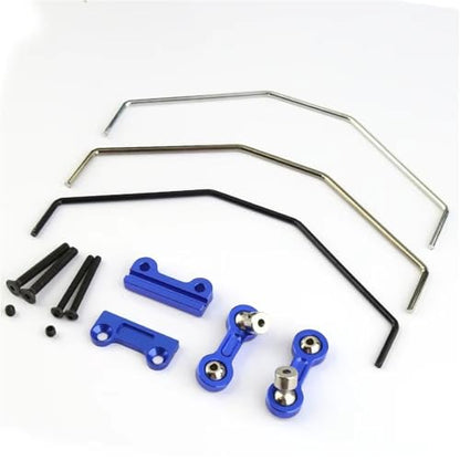 Compatible with Traxxas for X-Maxx for XMAXX 1/5 RC Car Parts Accessories Metal Front and Rear Sway Bar Anti Roll Bar Kit RC Car Accessories Spare(2pcs) - size: 2pcs